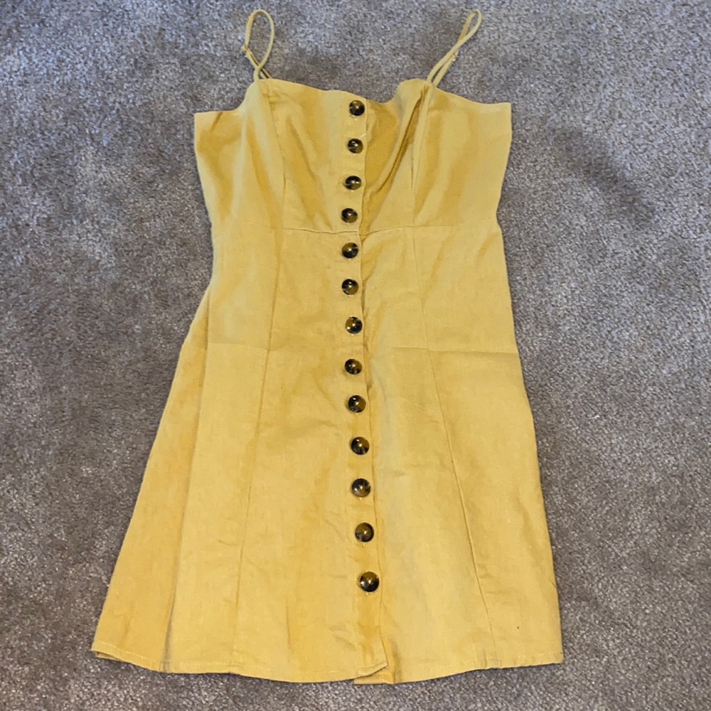 Yellow sun dress